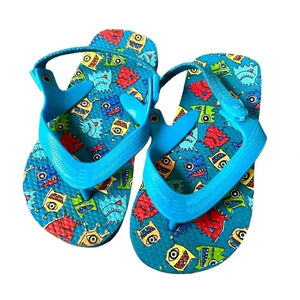 🔥 5 for $30 🔥 Chatties Monster Flip-Flop Thong Slipper Sandals, 7/8